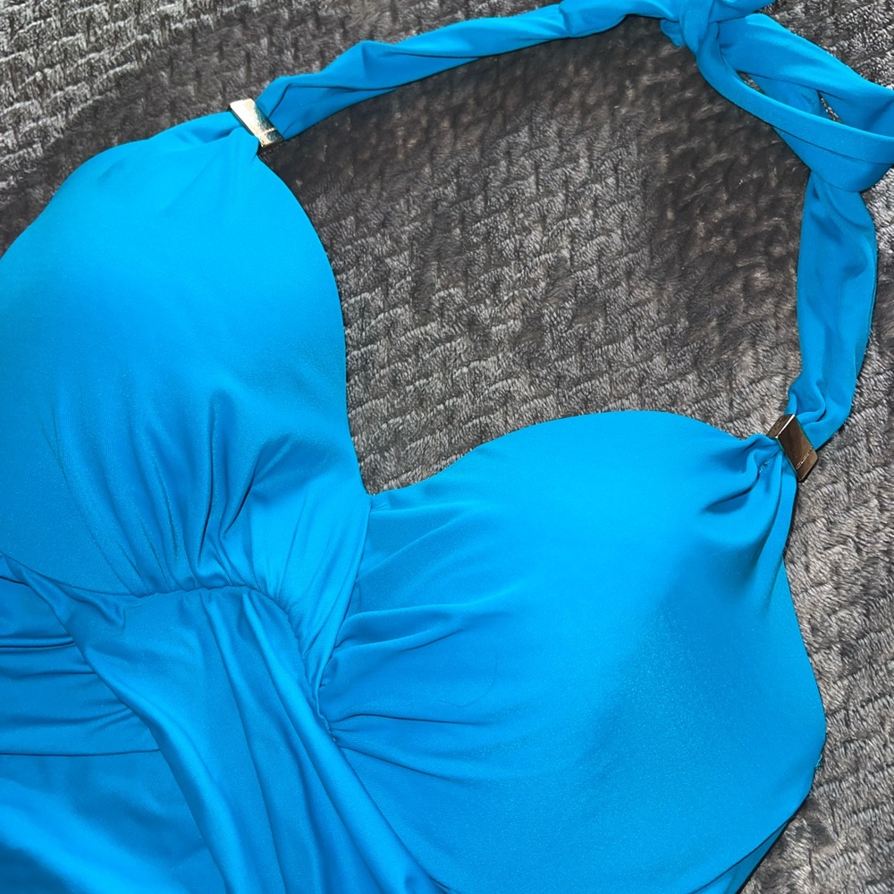 Victoria's Secret Turquoise Blue One-Piece Swimsuit - Picture 2 of 9